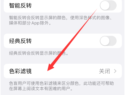 富源苹果14正规维修分享iPhone14如何关闭色彩滤镜 